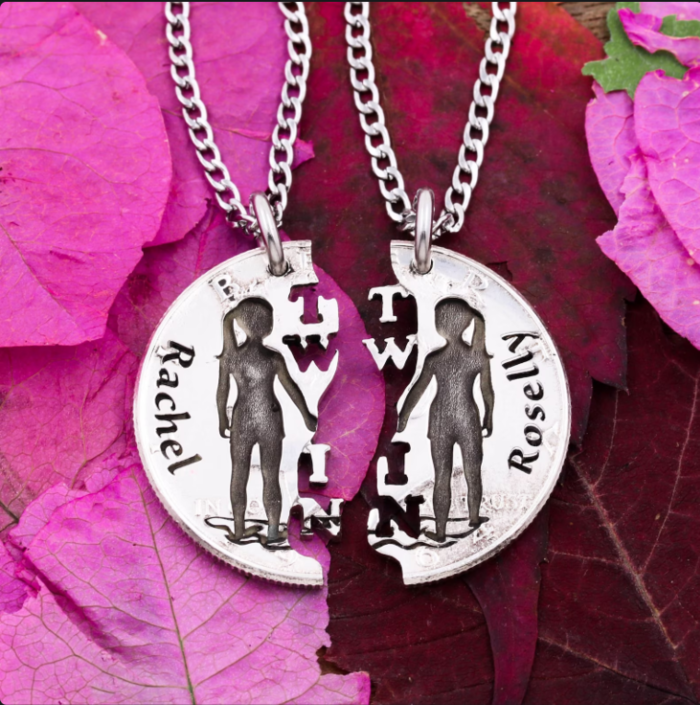 Personalized necklaces with their names make for sentimental gifts