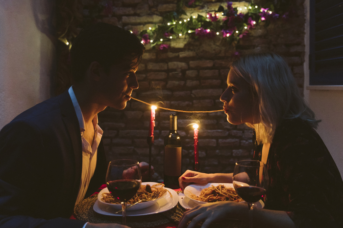 Set the scene with candles, soft music, and her favorite cuisine